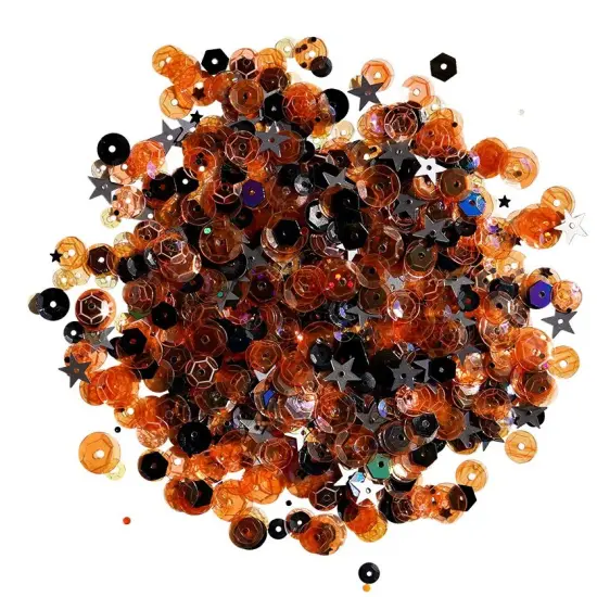 Buttons Galore Loose Sequin Assortments for Craft - 5,000 Pieces 45 Grams Frightful {2}