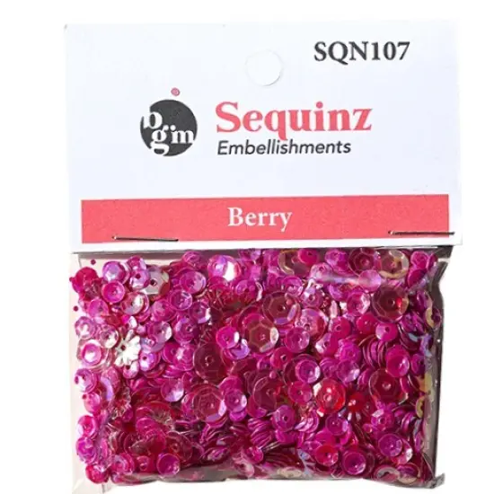 Buttons Galore Loose Sequin Assortments for Craft - 5,000 Pieces 45 Grams Berry {1}