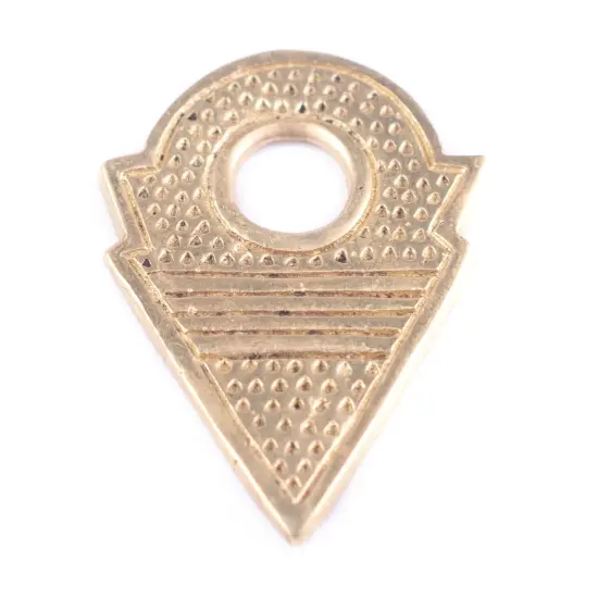 The Bead Chest Brass Talhakimt Arrow Pendant {5}