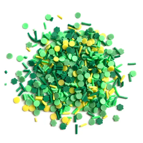 Buttons Galore and More Sprinkletz - Tiny Polymer Clay Embellishments - St. Patrick's Day Bundle 48 grams {3}