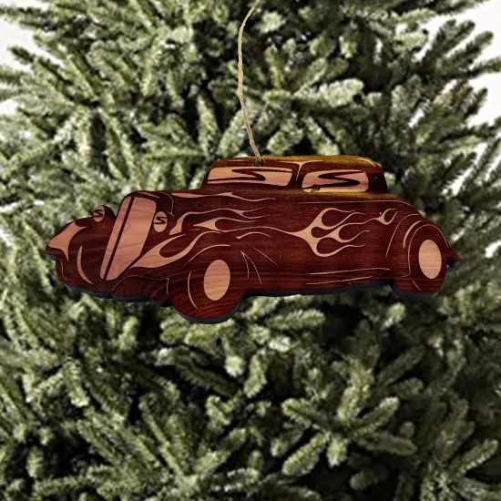 34 Coupe - Cedar Ornament {3}
