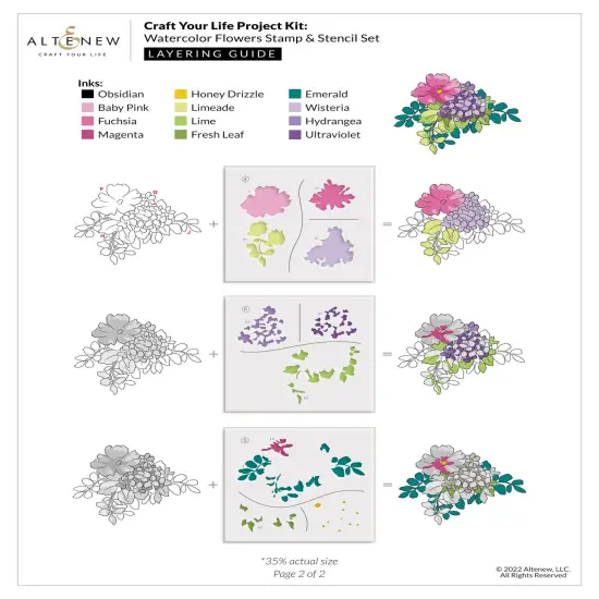 Altenew Craft Your Life Project Kit: Watercolor Flowers {4}