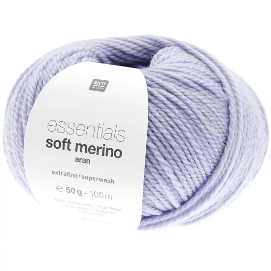 Essentials Soft Merino Aran by Universal Yarn - 100% Wool Yarn - 42 Colors 84 lilac {1}