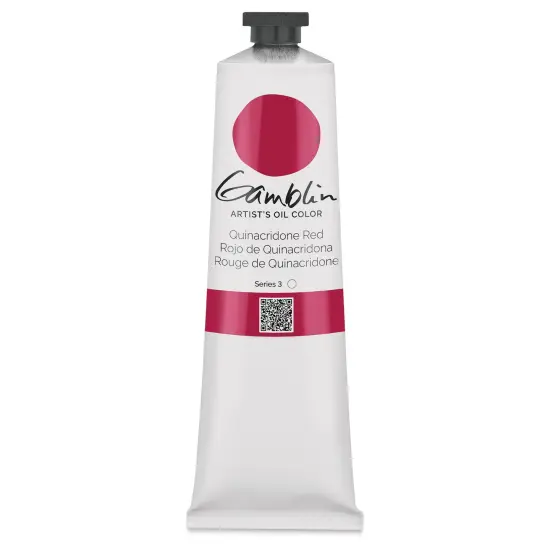 Gamblin Artist's Oil Color - Quinacridone Red, 150 ml {2}