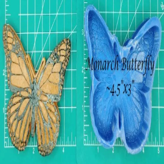Monarch Butterfly Silicone Freshie Mold {1}