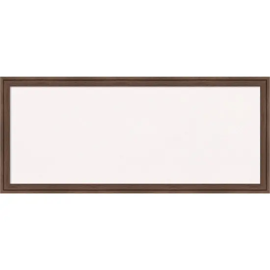 Florence Framed Corkboard, White Cork Medium Brown {1}