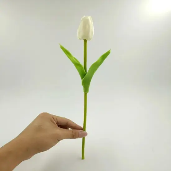 10 Artificial Tulips Flower Latex Real Touch Bridal Wedding Bouquet Home Decor {1}