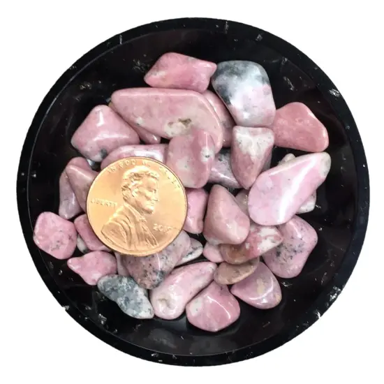 Rhodonite Crystal Chips &ndash; Size XS {2}
