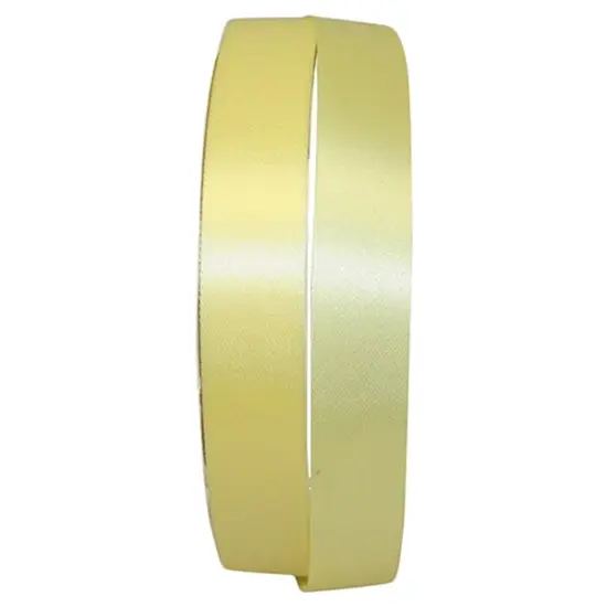 Florist Ribbons --- ⅞ inch x 100 yards --- Satin / Acetate Supreme Cooler Ribbon -- Maize Color {1}