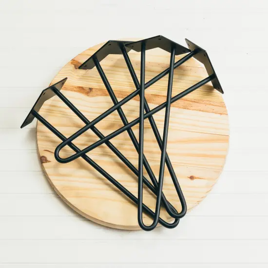 16" METAL HAIRPIN LEGS (SET OF 4) {2}