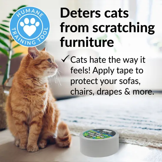 Clear Double Sided Tape for Crafts 2 inch Wide Heavy Duty Adhesive Tape Two Side Strong Sticky Thin Heavy Duty Mounting for Poster Carpet Wall Safe Doublesided Stick - 90FT x 2" {3}