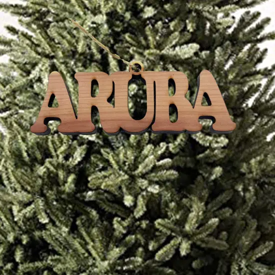 Aruba - Cedar Ornament {3}