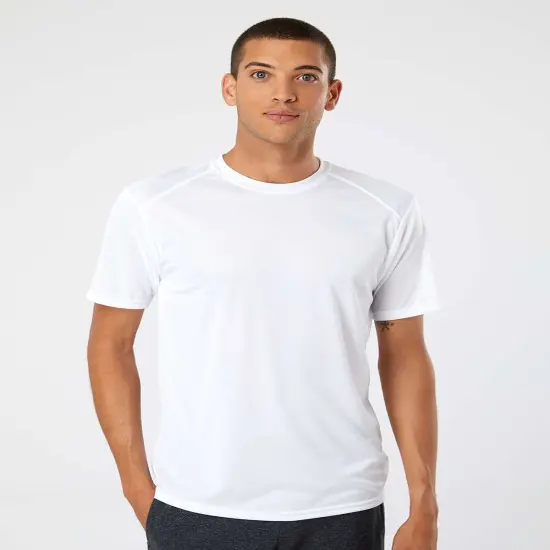 Paragon&reg; Islander Performance Crew Neck Short Sleeve T-Shirt White {3}