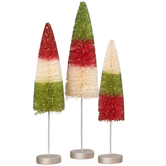 Brights Retro Trees Long Stem - Set of 3 {1}