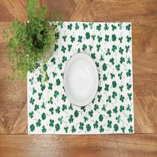 St. Patrick's Day Clover Shamrock Pattern Single Placemat St, 14" x 20" {2}
