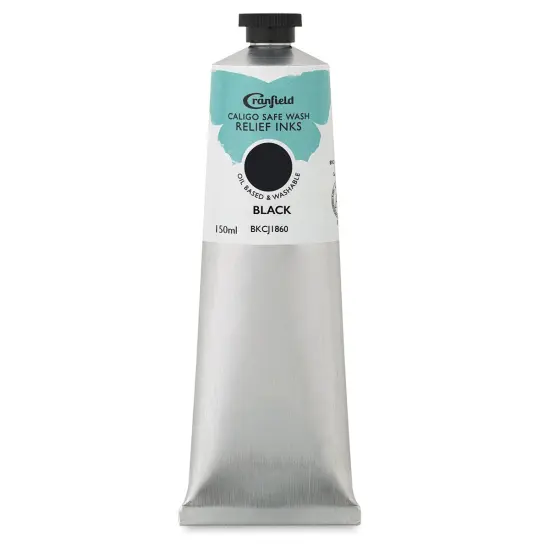 Cranfield Caligo Safe Wash Relief Ink - Black, 150 ml {1}
