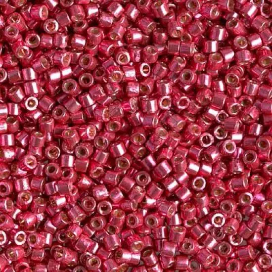 Miyuki Delica Bead 10/0, DBM1841, Duracoat Galvanized Light Cranberry {1}