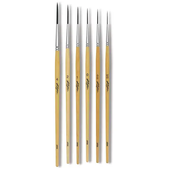 Kafka Design Scriptliner Brush Set - Set of 6 {1}