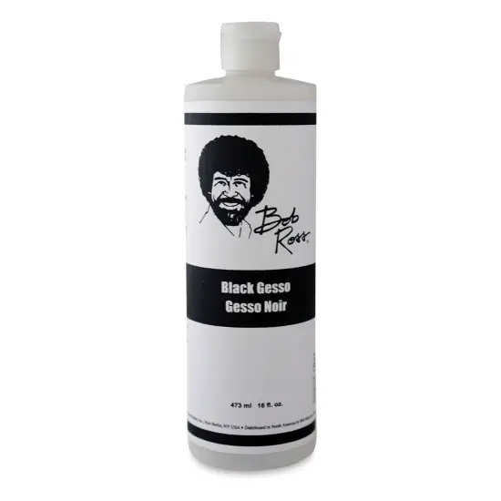 Bob Ross Gesso - Black, 16 oz bottle {1}