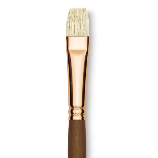 Princeton Best Natural Bristle Brush - Bright, Long Handle, Size 8 {1}