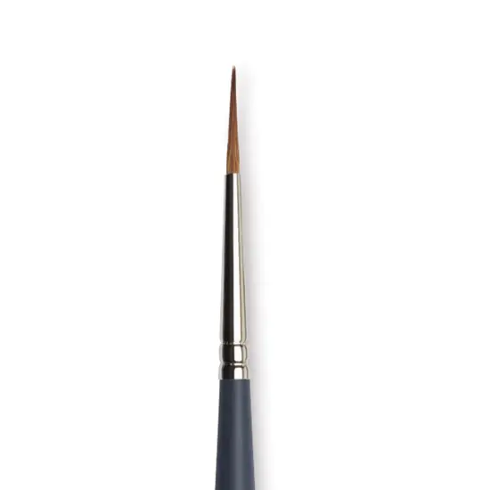 Winsor & Newton Professional Watercolor Synthetic Sable Brush - Pointed Round, Size 2, Short Handle {1}