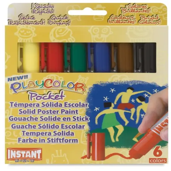 Playcolor - Standard Colors, Set of 6, Pocket Sized {1}