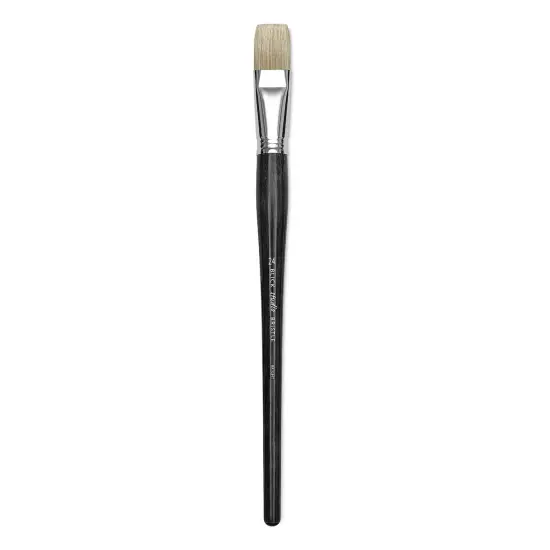 Blick Studio Bristle Brush - Bright, Long Handle, Size 24 {1}