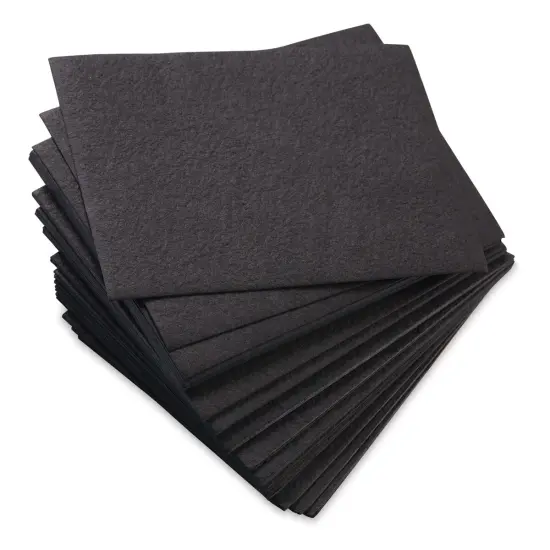 Shizen Black Watercolor Paper - 5" x 7",Cold Press/Rough, 50 Sheet Pkg {1}