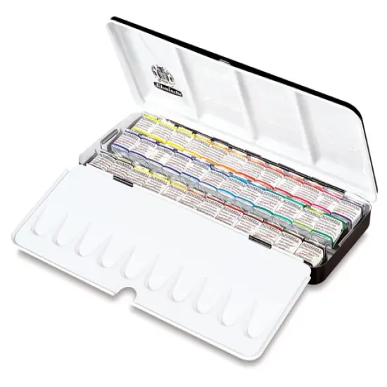 Schmincke Horadam Aquarell Watercolor Pans - Set of 36, Assorted, Half Pan {2}