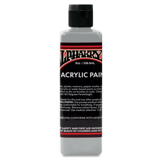 Alpha6 Alphakrylic Acrylic Paint - Metallic Silver, 8 oz {1}