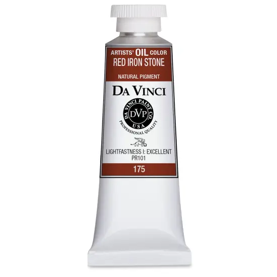 Da Vinci Artists' Oil Color - Red Iron Stone, 37 ml Tube {1}