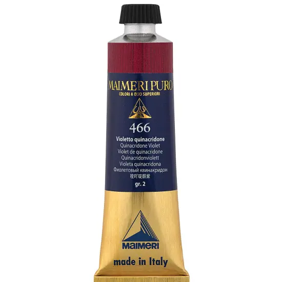 Maimeri Puro Oil Color - Quinacridone Violet, 40 ml Tube {2}