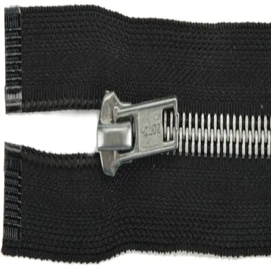 Coats Heavyweight Aluminum Separating Metal Zipper 22"-Black {1}