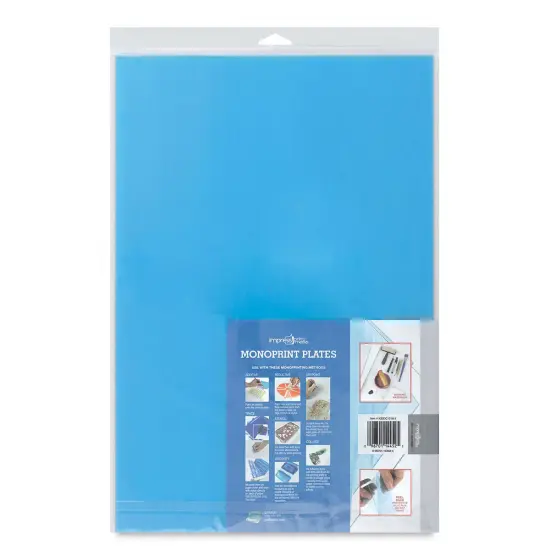 Grafix Impress Monoprint Plates - 12" x 18", Pkg of 3 {2}