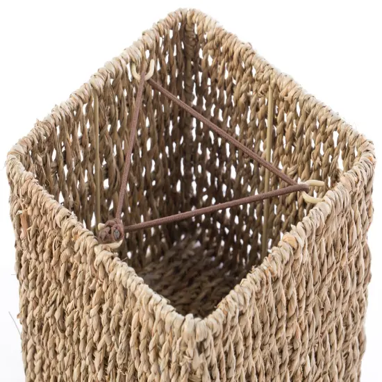 Natural Woven Seagrass Wicker Tissue Box Cover Holder {6}
