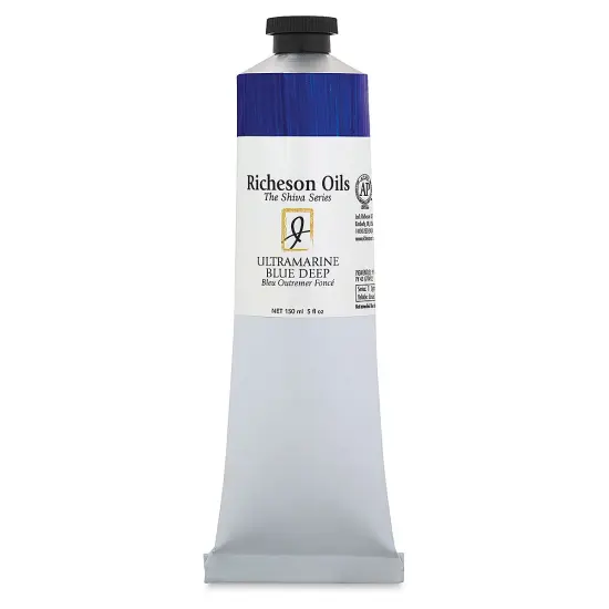 Shiva Signature Artist Oil Color - Ultramarine Blue Deep, 5 oz Tube {2}