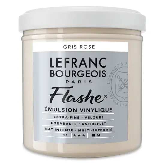 Lefranc & Bourgeois Flashe Vinyl Paint - Pink Gray, 125 ml jar {1}