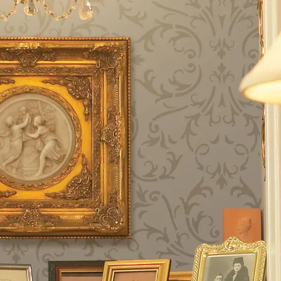 Victorian Baroque Wall Stencil {2}