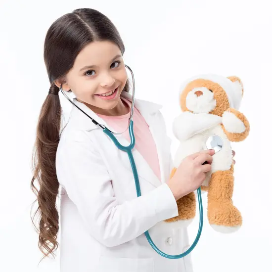 Blue Doctor's Stethoscope Toy - Doctor Or Nurse Pretend Play Costume Accessories and Prop Toys for Kids - 1 Piece {6}
