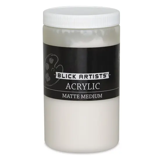 Blick Artists Acrylic Medium - Blick Acrylic Medium, Matte, 32 oz {2}