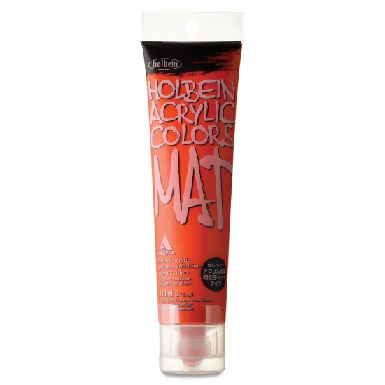 Holbein Mat Acrylic - Vermilion Hue, 110 ml tube {1}