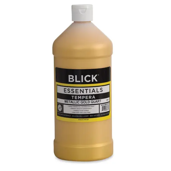 Blick Essentials Tempera - Gold (Metallic), Quart {1}