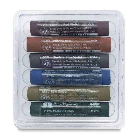 Art Spectrum Pastel 6ix Pack Set - Darkest Darks, Set of 6 {1}