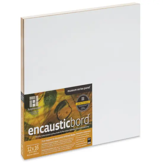 Ampersand Encausticbord - 12" x 16" x 7/8", Cradled {1}