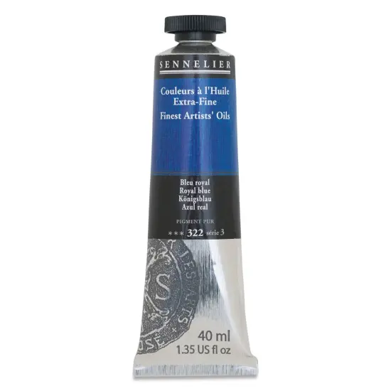 Sennelier Artists' Extra Fine Oil Paint - Royal Blue, 40 ml tube {1}