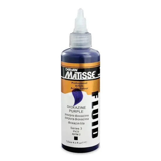 Matisse Fluid Acrylic - Dioxazine Purple, 135 ml {1}