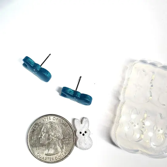 Peep Mini Studs Earring Mold (B7) {2}