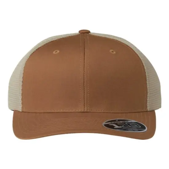 Flexfit&reg; Mesh Back Cap Coyote Brown/ Black {6}