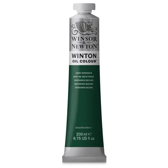 Winsor & Newton Winton Oil Color - Dark Verdigris, 200 ml tube {1}
