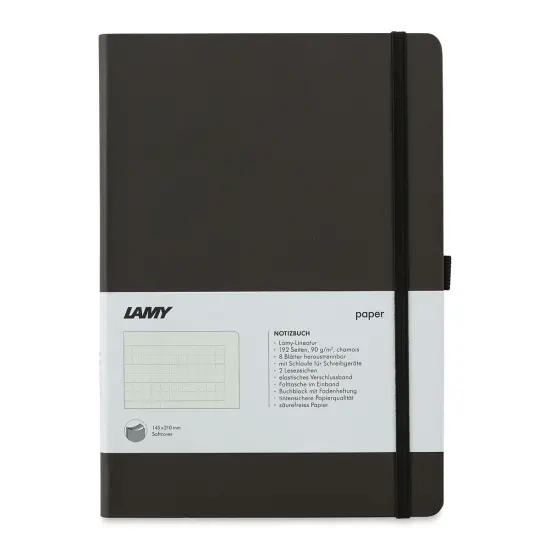 Lamy Softcover Notebook - Black, Dot-Grid-Rule, 8-1/4" x 5-3/4" {1}
